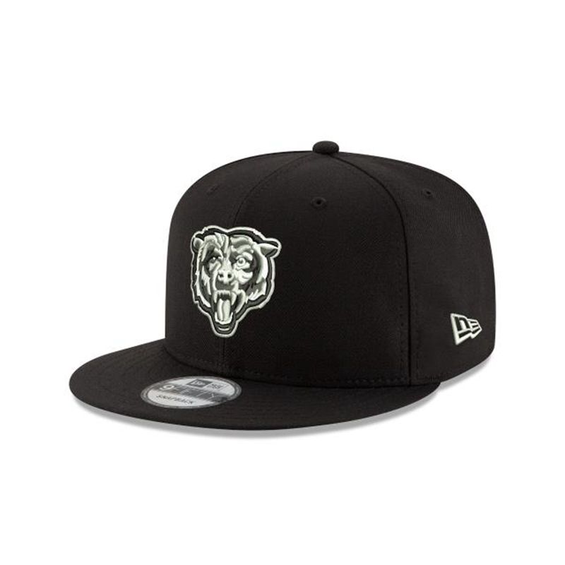 NFL Chicago Bears 9Fifty Snapback (ZLH1049) - Black New Era Caps